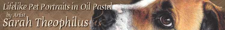 Lifelike Pet Portraits in Oil Pastel